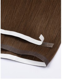 Longue Extension Invisible Brun 60 cm - Cheveux Naturels Grade 9A+