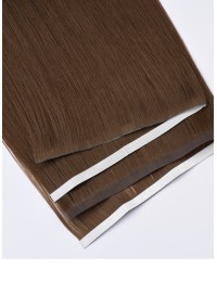 Lange Tape Haarverlängerung Seamless 60 cm - Braun Echthaar 9A+ Lange Tape Haarverlängerung Seamless 60 cm - Braun Echthaar 9A+