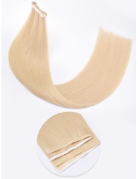 Haar Klebestreifen Lange Tape 60 cm - Ashy Beige Blond Echthaar 9A+ Haar Klebestreifen Lange Tape 60 cm - Ashy Beige Blond Echthaar 9A+