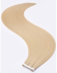 Haar Klebestreifen Lange Tape 60 cm - Ashy Beige Blond Echthaar 9A+ Haar Klebestreifen Lange Tape 60 cm - Ashy Beige Blond Echthaar 9A+