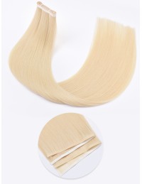 Longue Extension Injectée Platine 60 cm - Cheveux Naturels 9A+