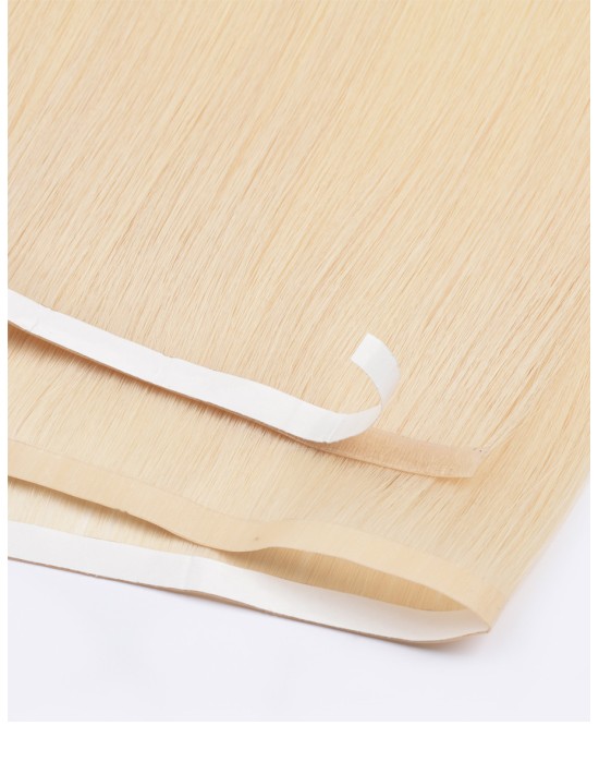 Lange Adhesiv Tape Extension 60 cm - Platinium Echthaar 9A+
