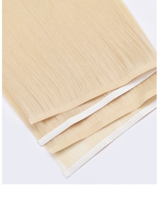 Longue Extension Injectée Platine 60 cm - Cheveux Naturels 9A+