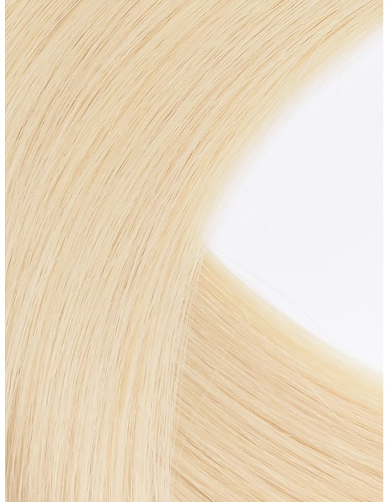 Lange Adhesiv Tape Extension 60 cm - Platinium Echthaar 9A+