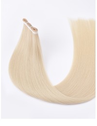 Klebe-Extensions Lange Tape 60 cm - Pure White Echthaar 9A+ Klebe-Extensions Lange Tape 60 cm - Pure White Echthaar 9A+