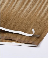 Extensions Tape Hair Monobande Balayage Brun Cendré Blond 60 cm - Cheveux Naturels 9A+