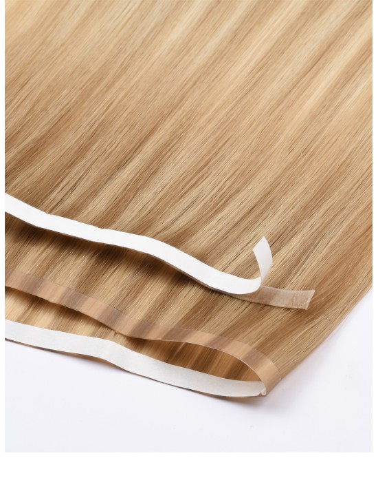 Extension Invisible Monobande Balayage Bronde Cendré Goldy