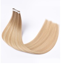 Tape-in Extensions Unsichtbare 60 cm - Balayage Ash Brown/Goldy Blonde Echthaar 9A+ Tape-in Extensions Unsichtbare 60 cm - Balayage Ash Brown/Goldy Blonde Echthaar 9A+