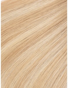 Tape-in Extensions Unsichtbare 60 cm - Balayage Ash Brown/Goldy Blonde Echthaar 9A+ 2