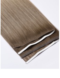 Bande Adhésive de Cheveux Monobande Ombré Moccacino 60 cm - Naturel 9A+