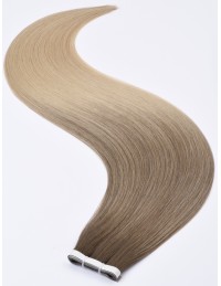 Bande Adhésive de Cheveux Monobande Ombré Moccacino 60 cm - Naturel 9A+