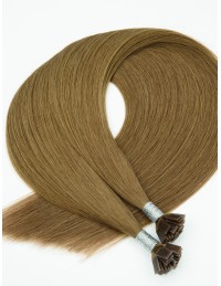 Keratin-Extensions Aschbraun - 30 cm | 25 Haarverlängerungen by Extens Hair