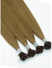 Keratin-Extensions Aschbraun - 30 cm | 25 Haarverlängerungen by Extens Hair