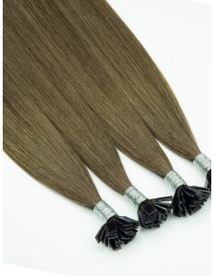 extension keratine cheveux Brun Clair Cendré 2