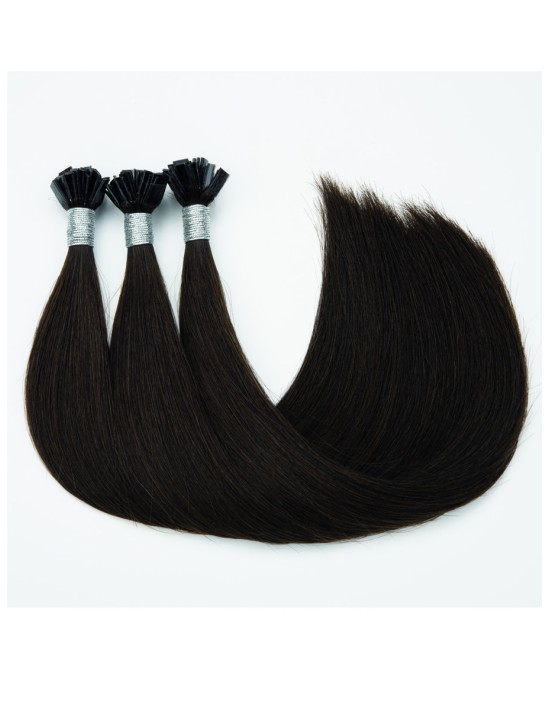 bondings haarverlängerung Natürliches Schwarzhaar