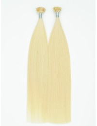 Keratin Bonding Echthaar Platinblond