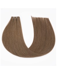 Tissage en Rajout naturel Brun Clair Cendré