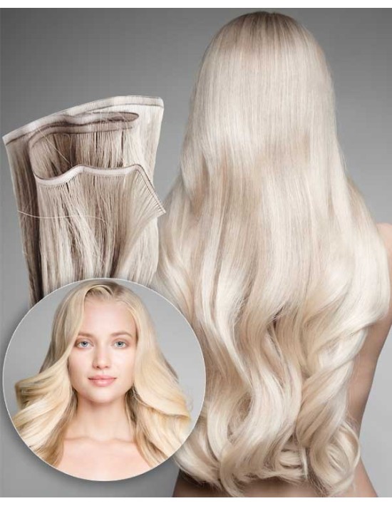 Cheveux Meché Tissage Russe - Balayage Sunset Blond