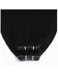 Braun Tressen Brazilian Echthaar - Extens Hair