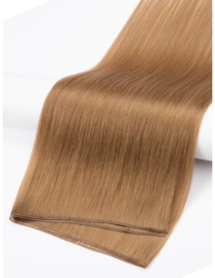 Tissage Brun Clair Cendré Bela - Rajout naturel cheveux russes 50gr / 50cm