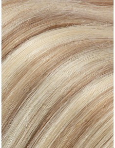 Extensions kératine Balayage Miel Platine Cendré - 30 cm