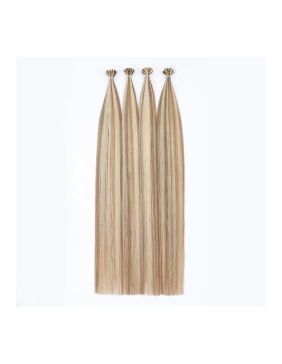 Haar Extensions Bondings Balayage Honig-Platin-Aschblond - 30 cm