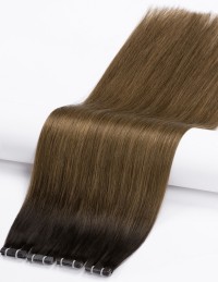Invisible tape hair 70cm – Ombré Châtain Foncé B1B-2/6 | Extens Hair