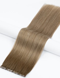 Extension de cheveux en bande invisible 70cm – Ombré Bronde B6/18 | Extens Hair