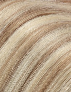 Extensions adhésive invisible 70cm – Balayage Miel Platine Cendré P12/60 | Extens Hair 2