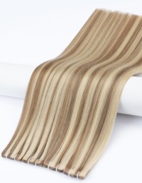 Invisible Tape Extensions P12/60 – Honig Platin Aschblond 50cm | Extens Hair Invisible Tape Extensions P12/60 – Honig Platin Aschblond 50cm | Extens Hair
