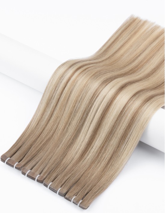 Extension adhésive 8C/88 – Balayage Sable 50cm en Remy Hair | Extens Hair