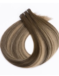 Extensions bande adhésive B4/18 – Ombré Châtain Ambré 50cm | Extens Hair
