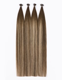 Extension à la kératine B4/18 – Ombré Châtain Ambré 25g 50cm | Extens Hair
