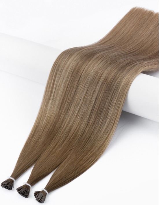 Haarverlängerung mit Bondings B618 – Rooted Bronde 25g 50cm | Extens Hair