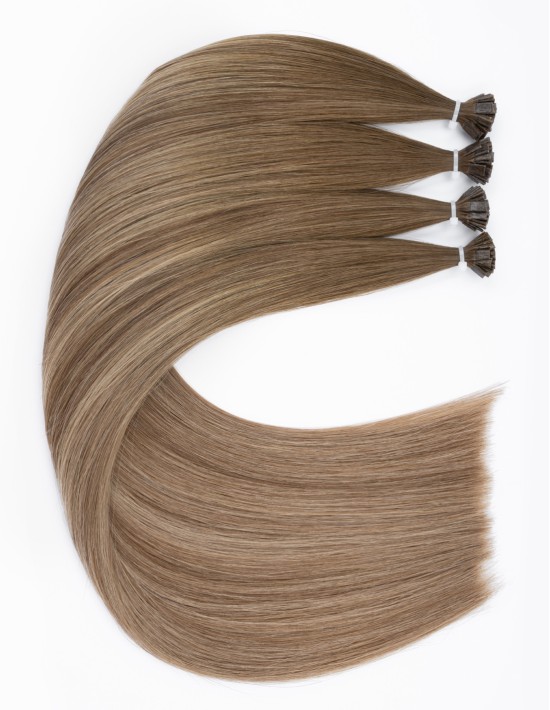 Haarverlängerung mit Bondings B618 – Rooted Bronde 25g 50cm | Extens Hair