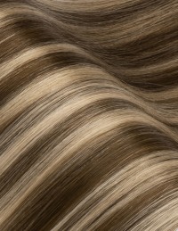 Bondings Haarverlängerungen B418 – Rooted Chestnut Amber 25 Strähnen 70cm | Extens Hair