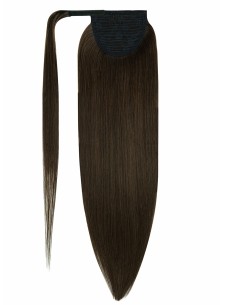 Queue de cheval cheveux naturels Brun foncé 1B 2