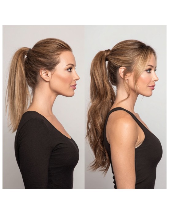 Postiche Extension Queue de Cheval Marron