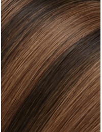 Echthaar im Ponytail Balayage Braun