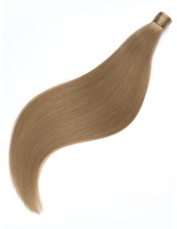 Queue de cheval cheveux naturels Brun clair cendré 8BELA