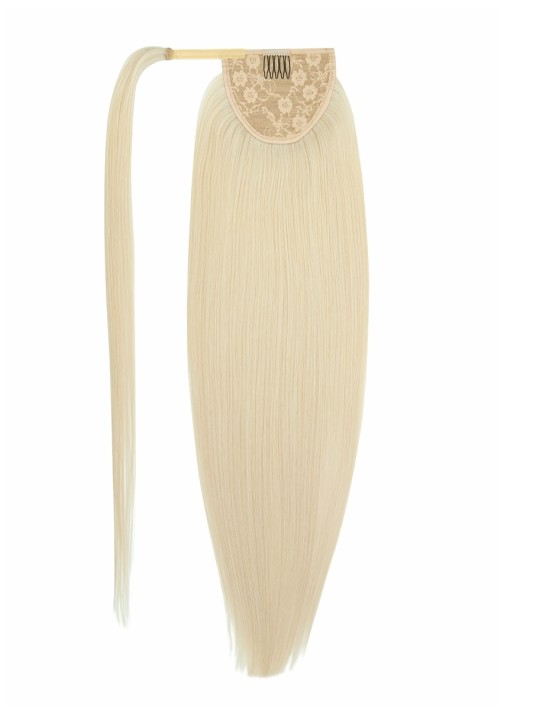 Postiche ponytail Blond polaire 70
