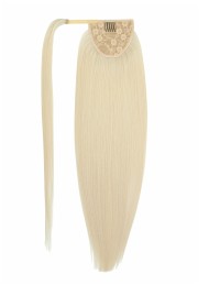 Postiche ponytail Blond polaire 70