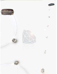 Haar-Schmuck Faden 8 Steine | Sofortiger Glanz Haaraccessoire