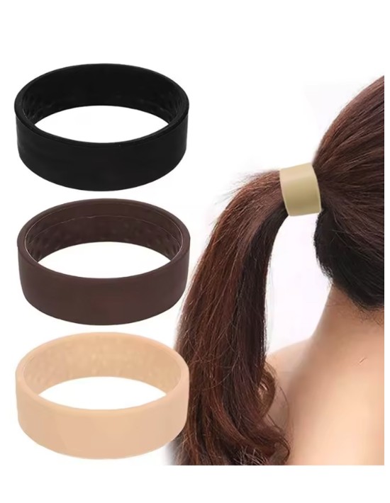 silicone antiglisse pour queue de cheval