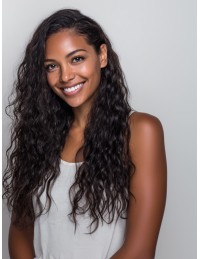 Extension à Clip Ondulé Seamless - Cheveux Naturels 50cm