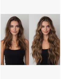 Tape-in Extensions 70 cm aus Remy Echthaar