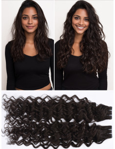 Extension adhésive Ondulée 50cm - Cheveux Naturels
