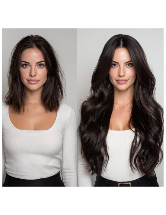 Günstig Bondings Haarverlängerung 70cm - Echthaar Extensions XXL