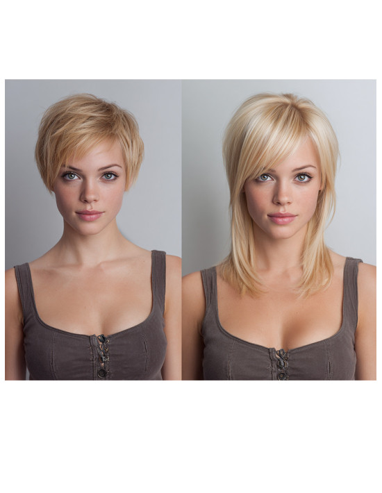 Extension Kératine 30 cm - 40 cm Cheveux naturels