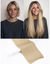 Blonde Tressen Brazilian Echthaar - Extens Hair